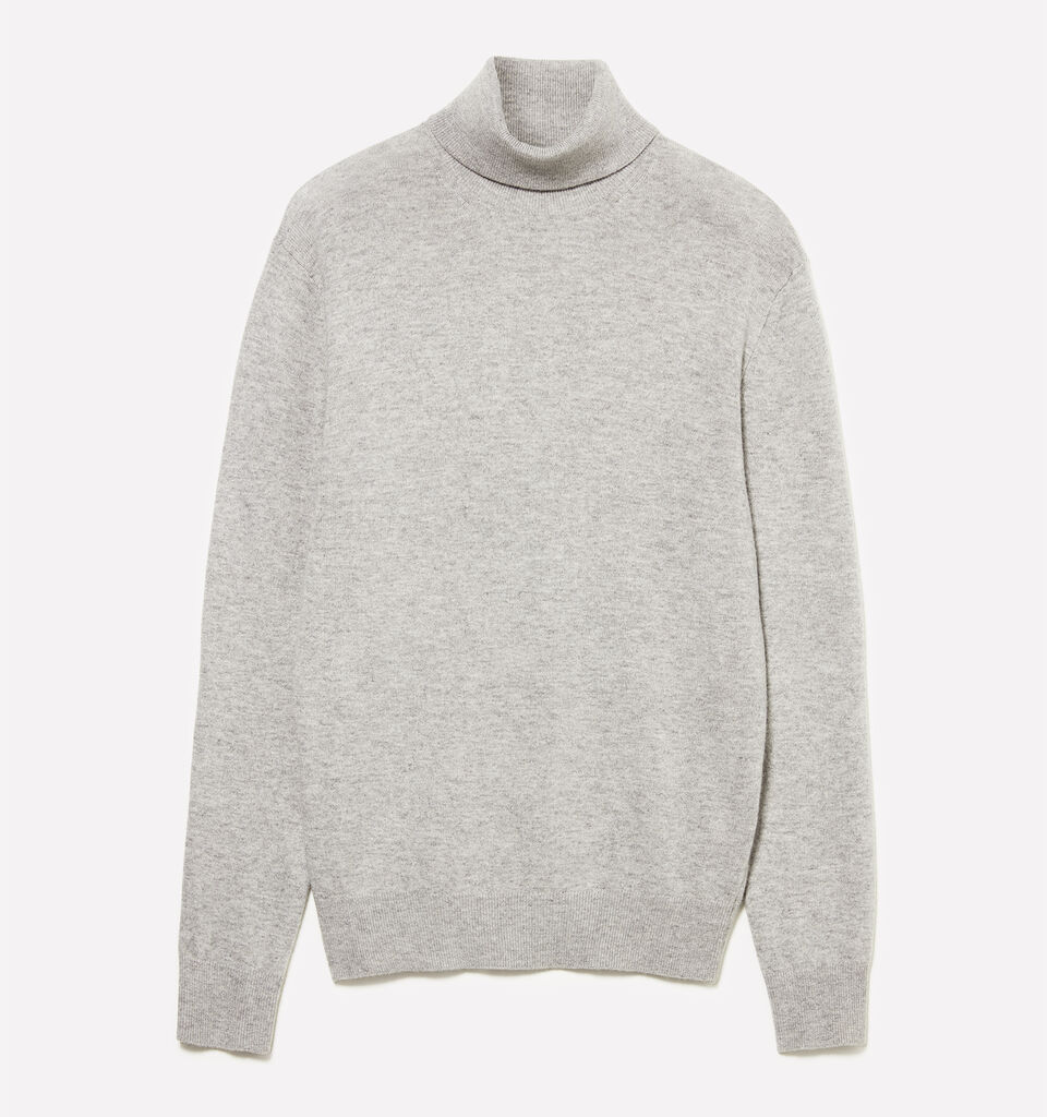 Μπλούζα γκρι regular fit με ψηλό γιακά - μπλούζες ζιβάγκο ανδρικές - Γκρι | Sisley image number 1